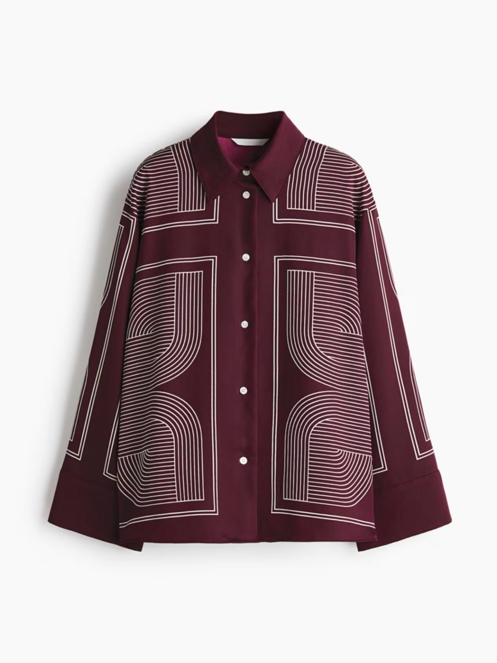 MATCHING SET, includes: Button-Down Shirt and Wide Leg Pants (see description)